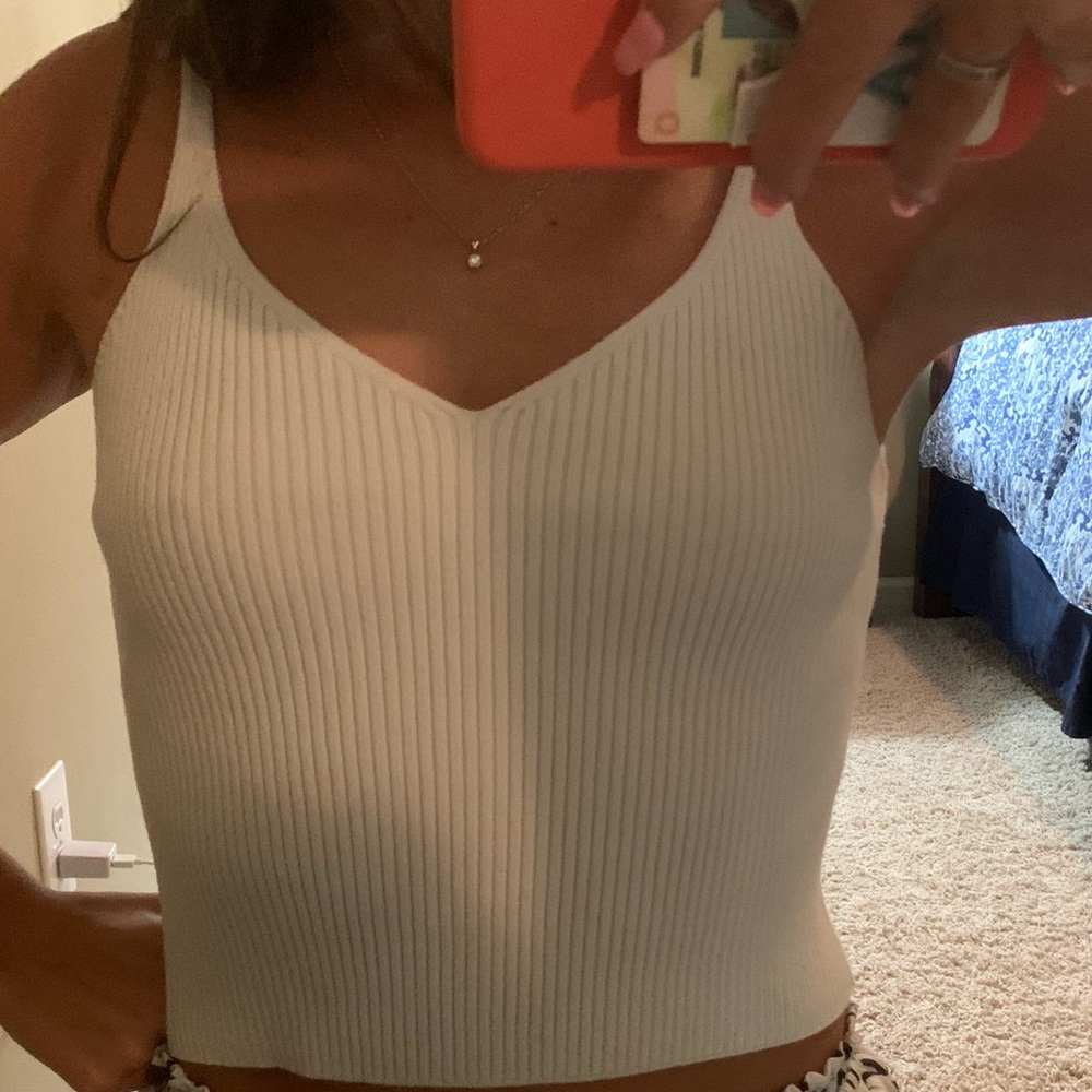 White tank top